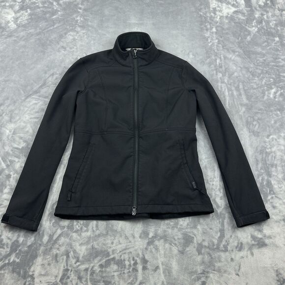 5.11 Tactical Jacket Womens Size Small Black Leone Soft Shell  Fleece Lined - Picture 1 of 12